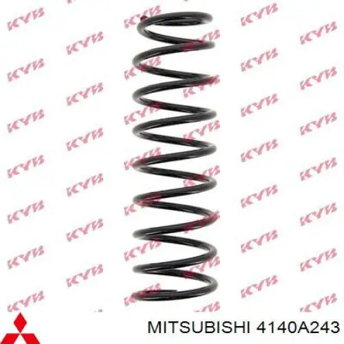 4140A243 Mitsubishi Пружина підвіски задня