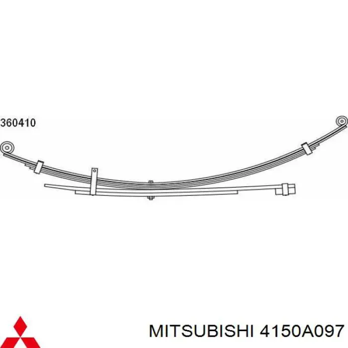 Задня ресора WST WST4150A260