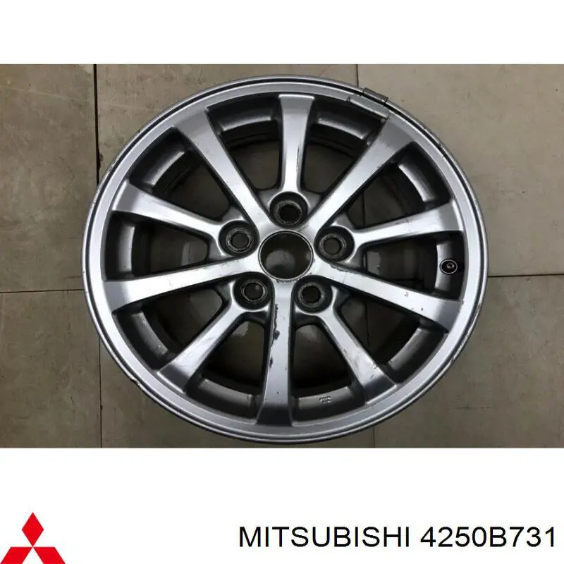 4250B731 Mitsubishi диски колісні литі (легкосплавні, титанові)
