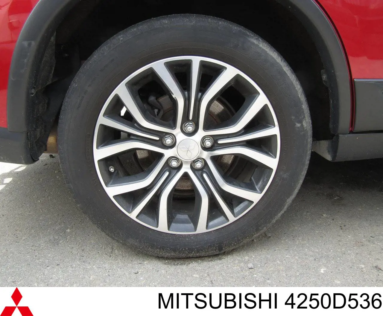 4250D536 Mitsubishi Диски литі (легкосплавні, титанові)