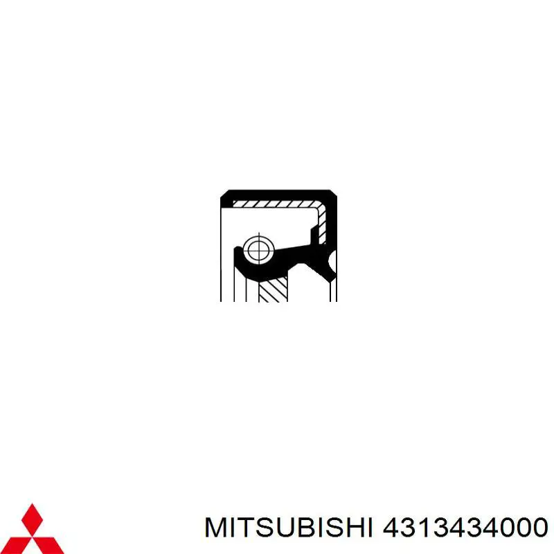 4313434000 Mitsubishi сальник акпп/кпп, вхідного/первинного валу