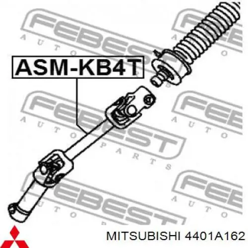 4401A162 Mitsubishi Вал рульової колонки, нижній