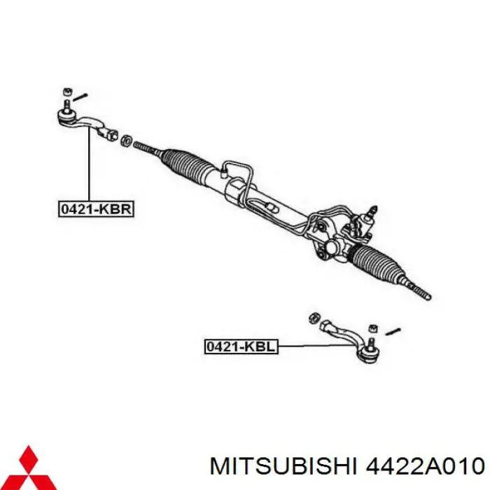 Купити 4422A010 Mitsubishi Рульовий наконечник