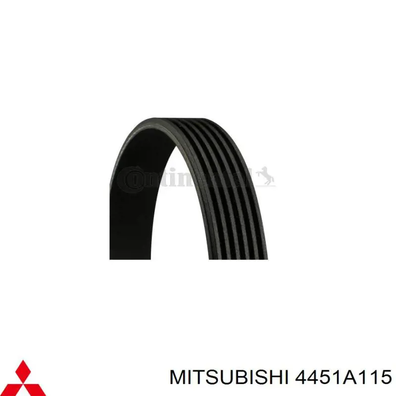Клиновий ремінь Mitsubishi 4451A115 ціна, від 18.20 USD