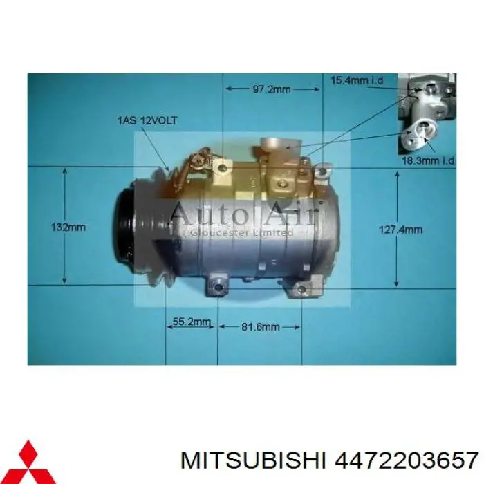 Компресор системи кондиціювання Denso 4471706640 ціна, від 166.42 USD