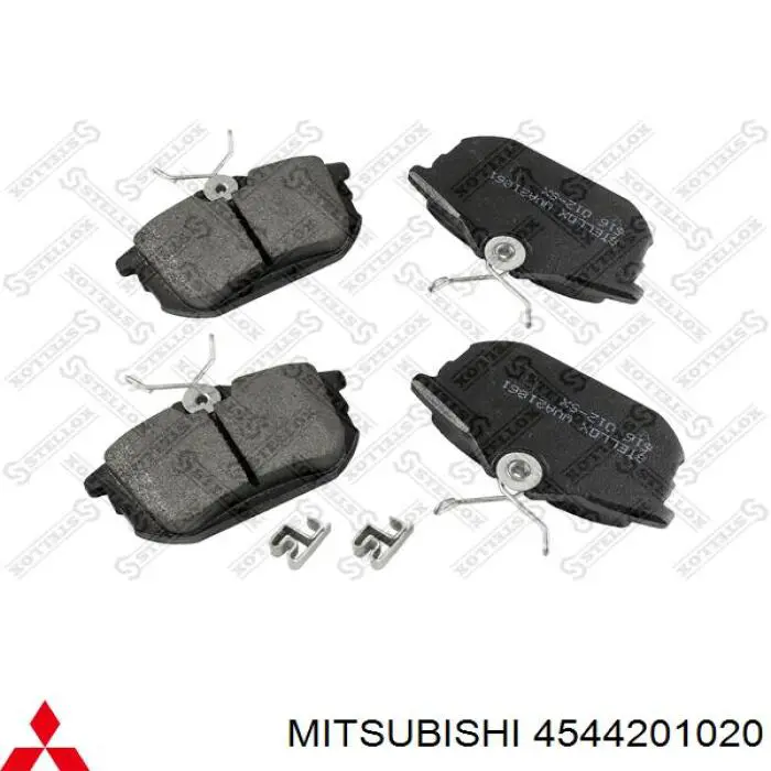 Колодки гальмові задні, дискові 4544201020 Mitsubishi