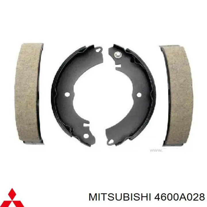 Колодки гальмові задні, барабанні Mitsubishi 4600A028 ціна, від 25.40 USD