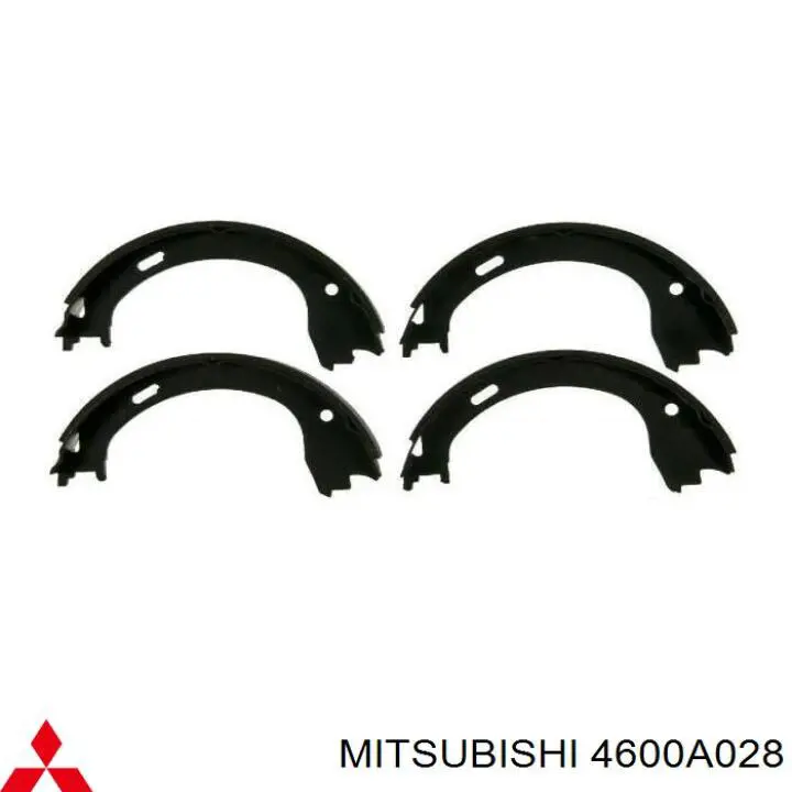 Купити 4600A028 Mitsubishi Колодки гальмові задні, барабанні