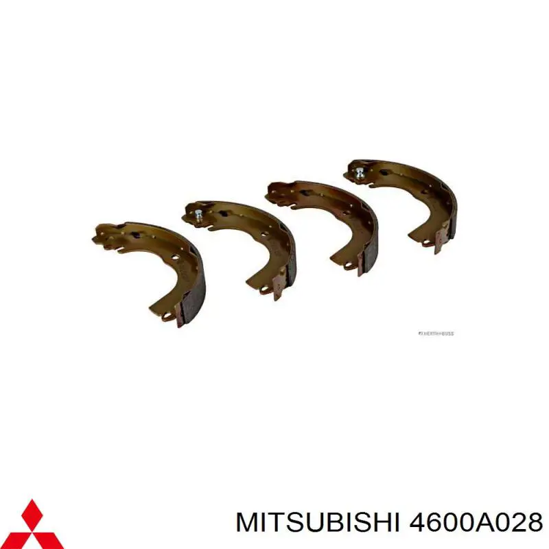Гальма робочі задні ножні і гальмівні барабани Mitsubishi 4600A028