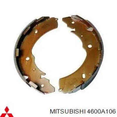 4600A106 Mitsubishi Колодки гальмівні задні, барабанні