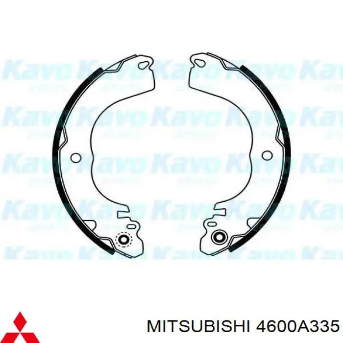 Купити 4600A335 Mitsubishi Колодки гальмові задні, барабанні