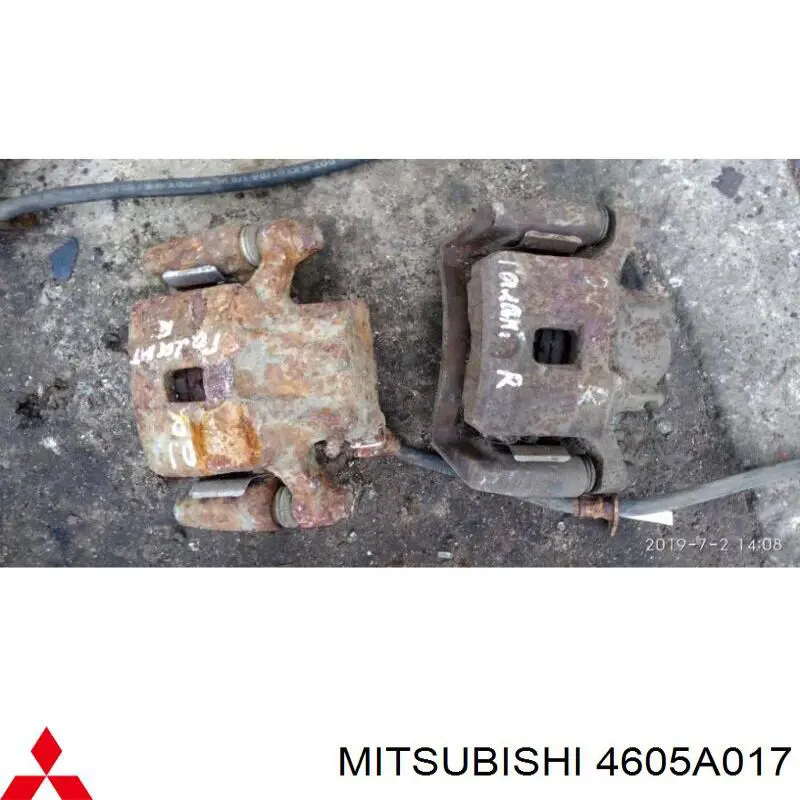 Супорт гальмівний задній правий Mitsubishi 4605A017 ціна, від 72.19 USD