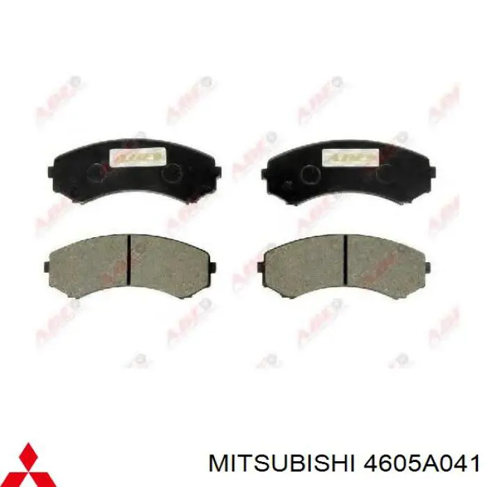 4605A041 Mitsubishi колодки гальмівні передні, дискові