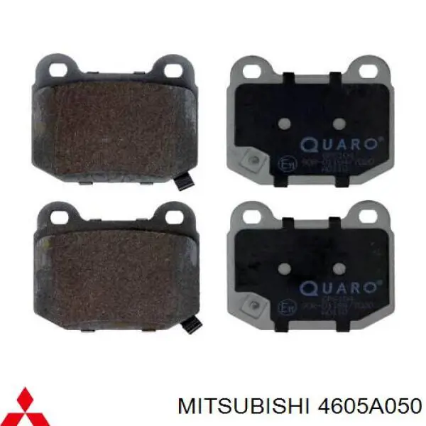 4605A050 Mitsubishi Колодки гальмівні задні, дискові