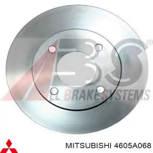4605A068 Mitsubishi диск гальмівний передній