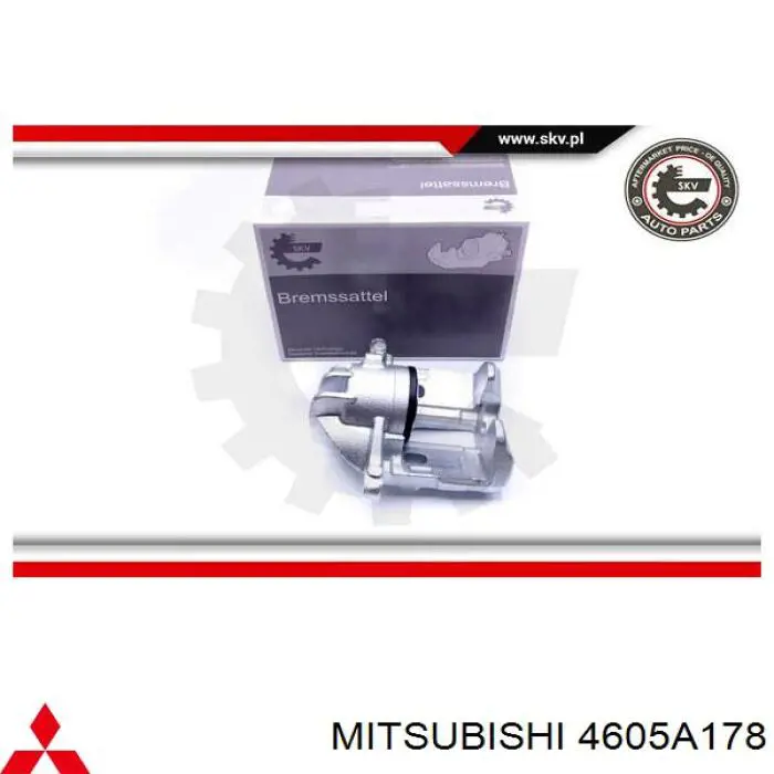 4605A178 Mitsubishi супорт гальмівний передній правий