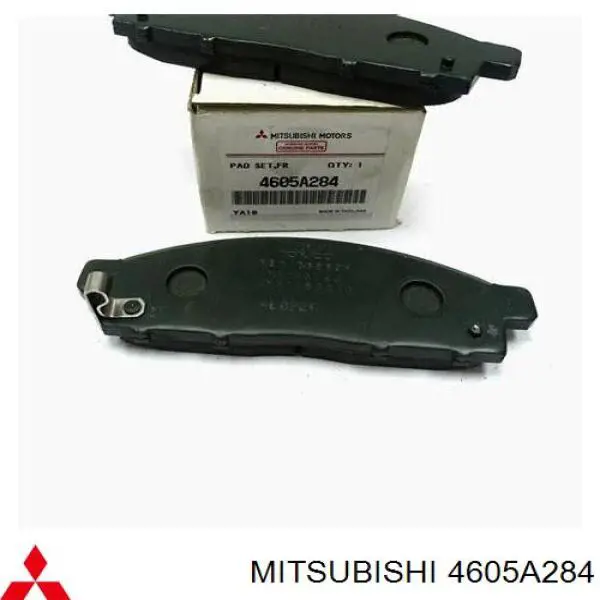 4605A284 Mitsubishi колодки гальмівні передні, дискові