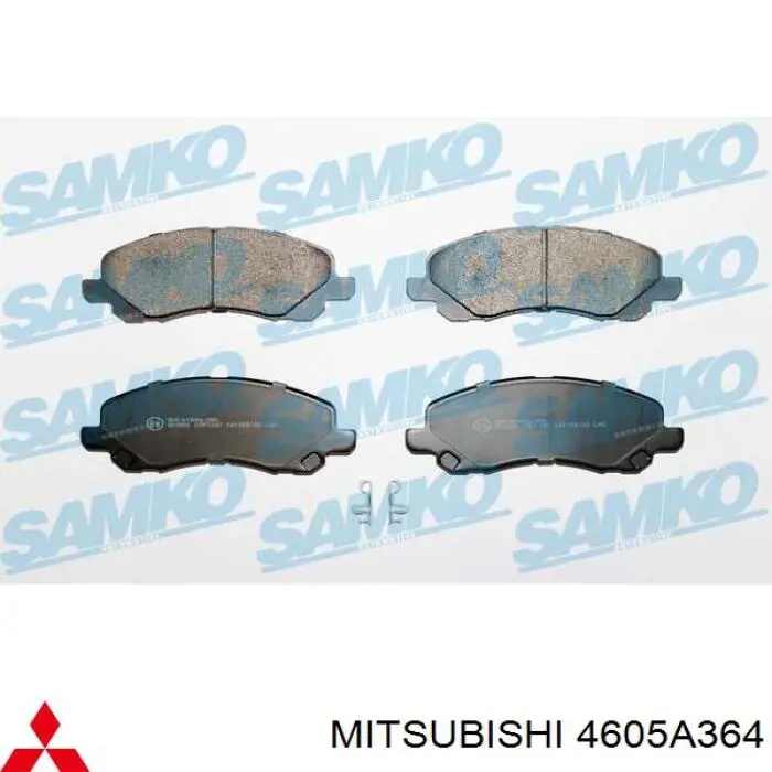 Гальмівні колодки Mitsubishi 4605A364 ціна, від 21.66 USD