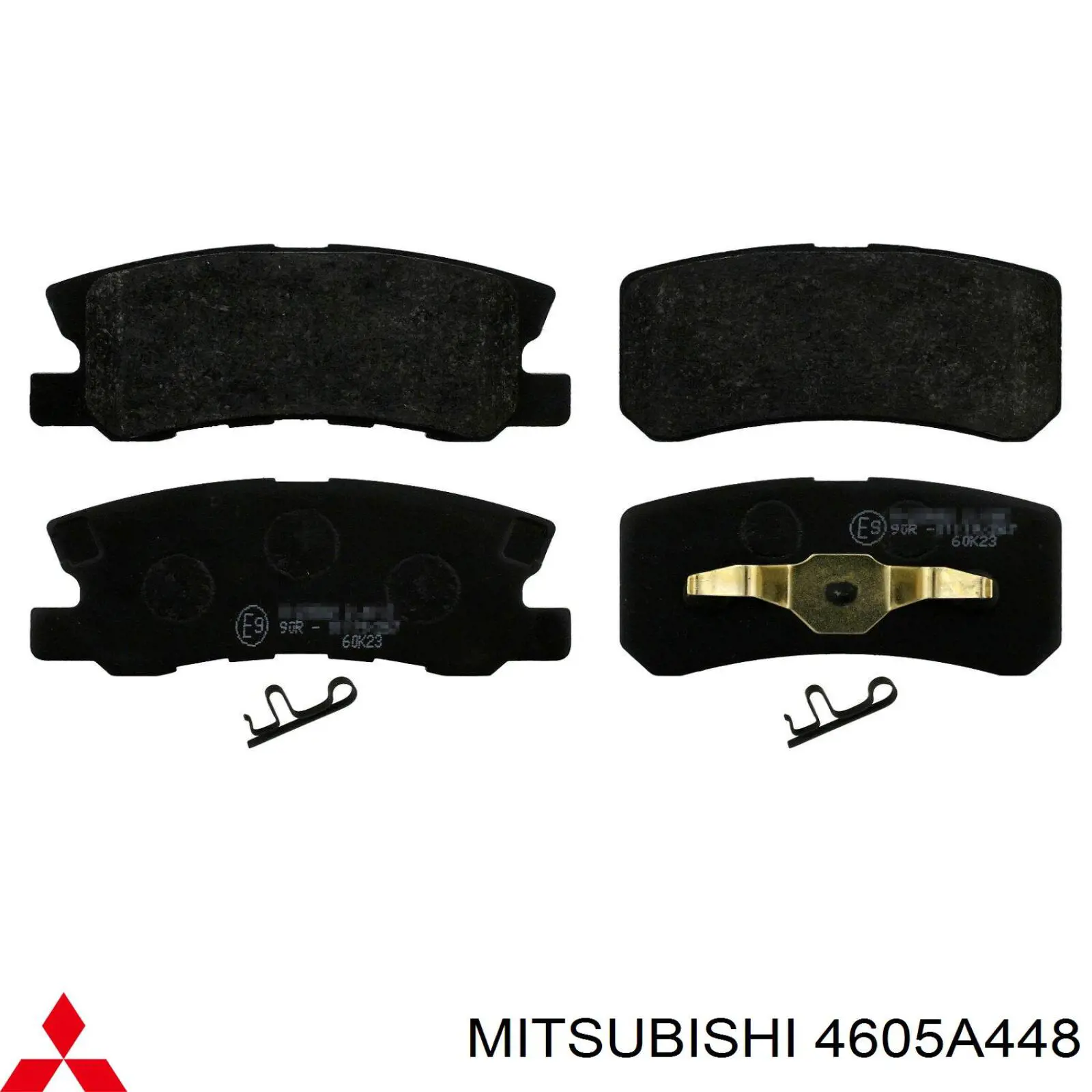 Купити 4605A448 Mitsubishi Задні колодки