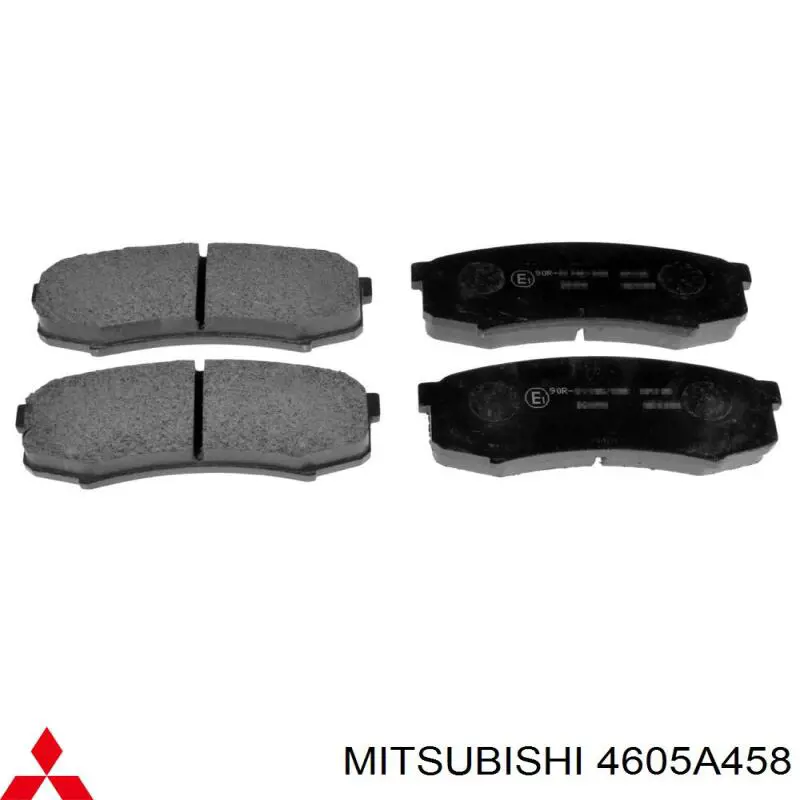 4605A458 Mitsubishi Колодки гальмівні задні, дискові