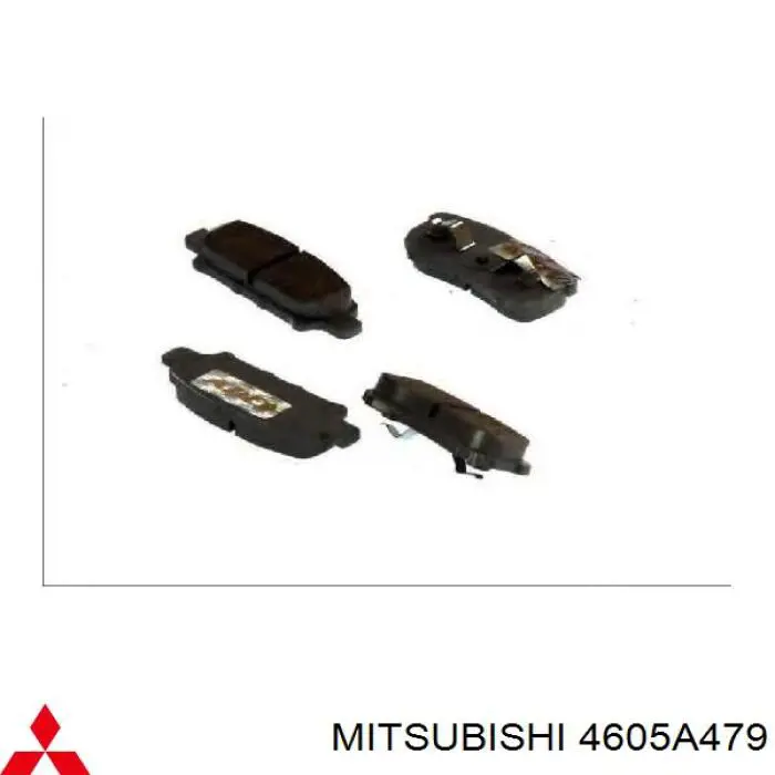 Задні гальмівні колодки Mitsubishi 4605A479 ціна, від 18.12 USD