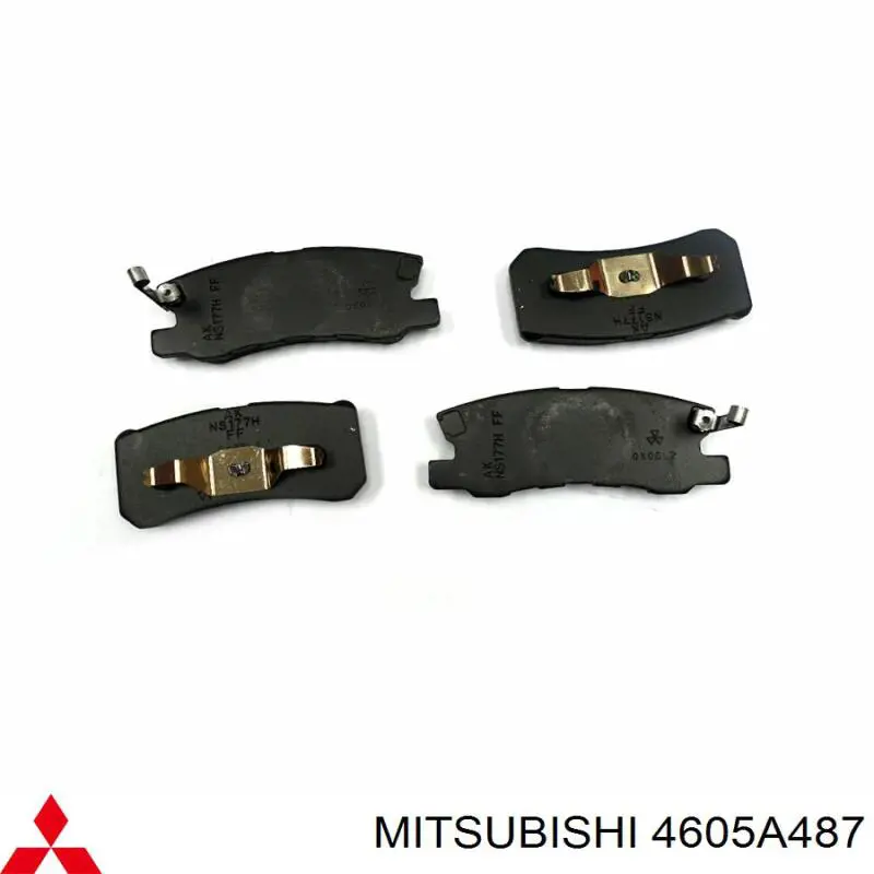 Купити 4605A487 Mitsubishi Задні колодки
