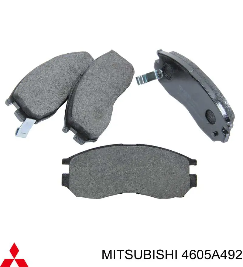 Купити 4605A492 Mitsubishi Колодки гальмівні передні, дискові