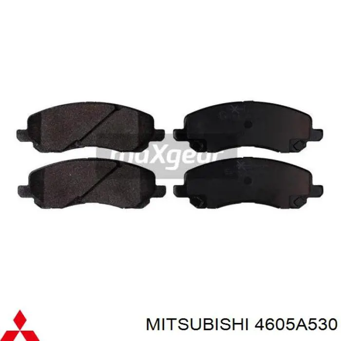 Гальмівні колодки Mitsubishi 4605A530 ціна, від 24.31 USD