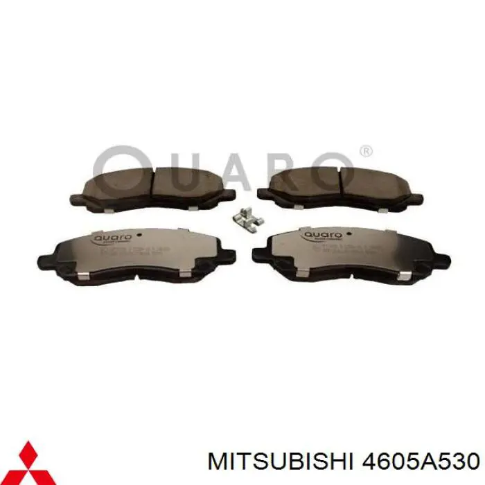 Купити 4605A530 Mitsubishi Колодки гальмівні передні, дискові