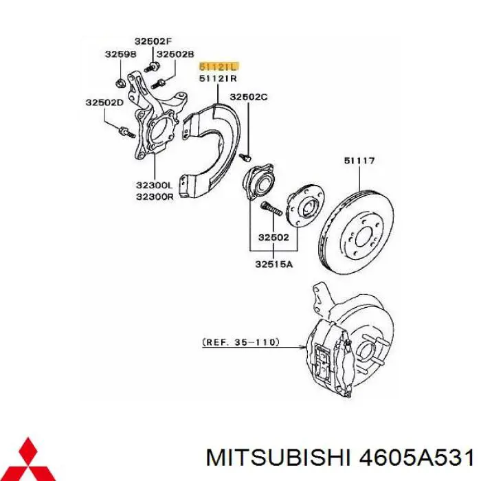  4605A531 Mitsubishi