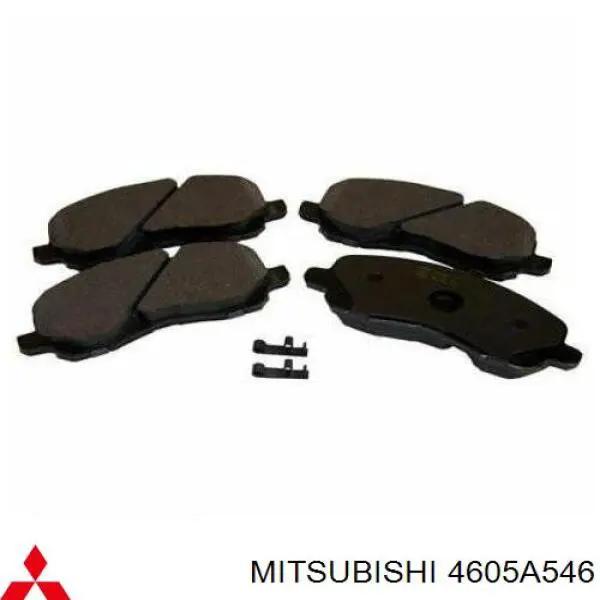 4605A546 Mitsubishi колодки гальмівні передні, дискові
