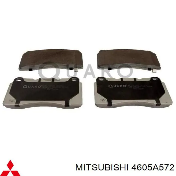 Передні тормозні колодки 4605A572 Mitsubishi