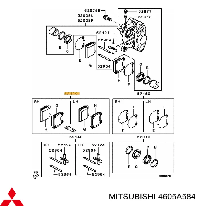 Задні гальмівні колодки 161368 Power Stop