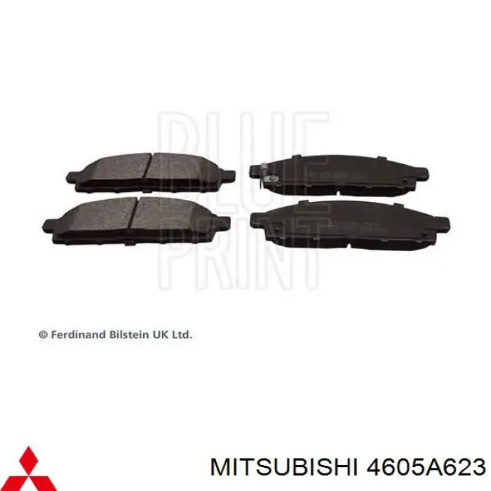 Гальмівні колодки Mitsubishi 4605A623 ціна, від 25.58 USD