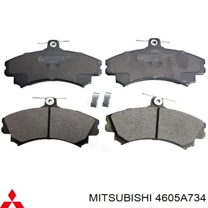 Купити 4605A734 Mitsubishi Колодки гальмівні передні, дискові