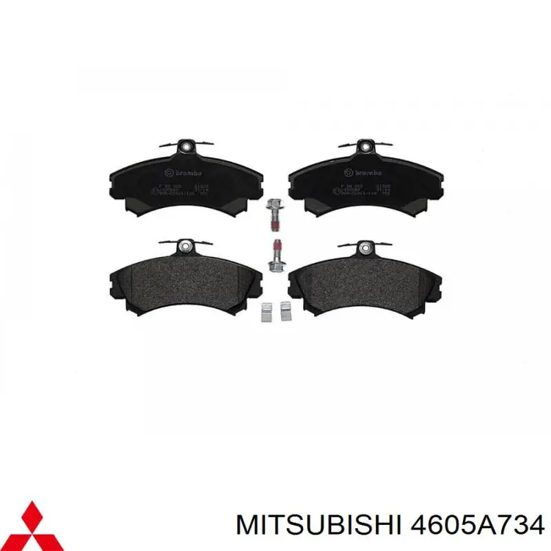 Гальмівні колодки Mitsubishi 4605A734 ціна, від 22.29 USD