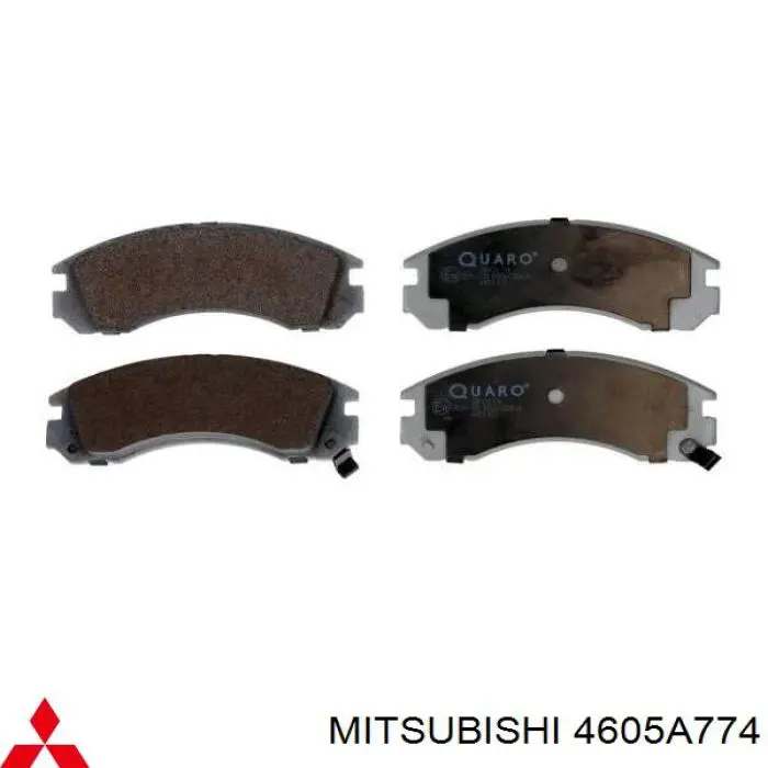 4605A774 Mitsubishi Передні гальмівні колодки