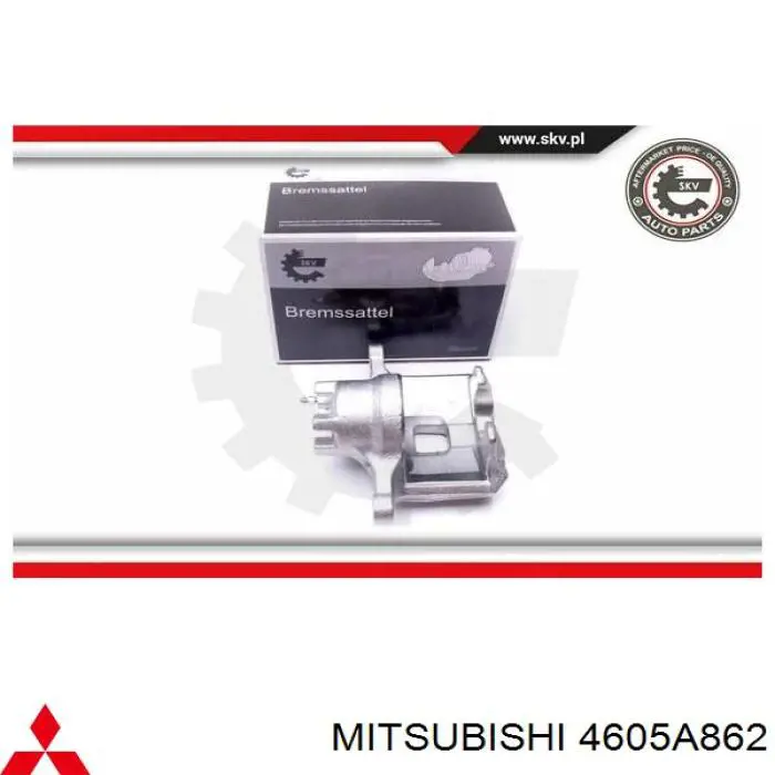 4605A862 Mitsubishi супорт гальмівний передній правий
