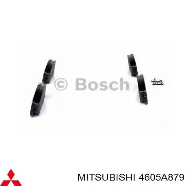 Купити 4605A879 Mitsubishi Колодки гальмівні передні, дискові