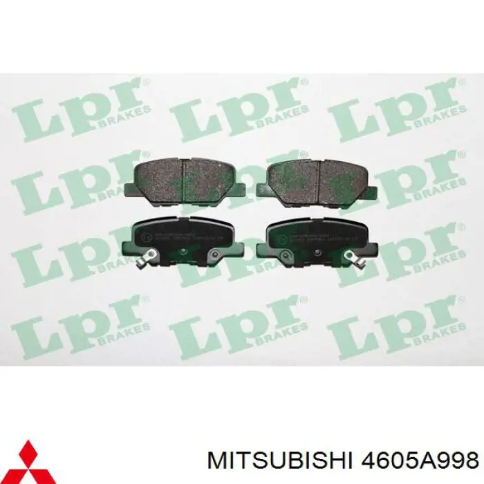 Задні гальмівні колодки Mitsubishi 4605A998 ціна, від 19.19 USD