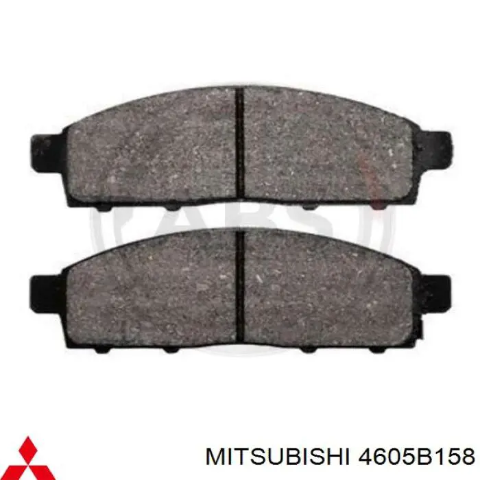 4605B158 Mitsubishi Передні гальмівні колодки