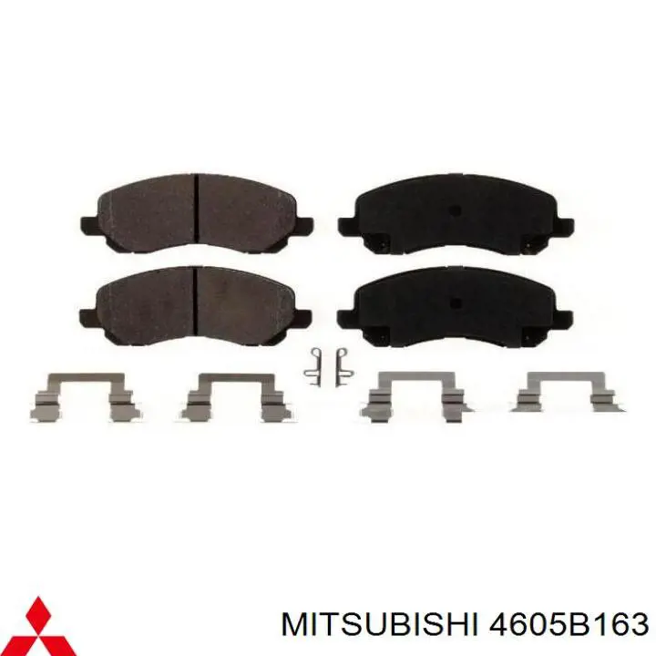 Купити 4605B163 Mitsubishi Колодки гальмівні передні, дискові