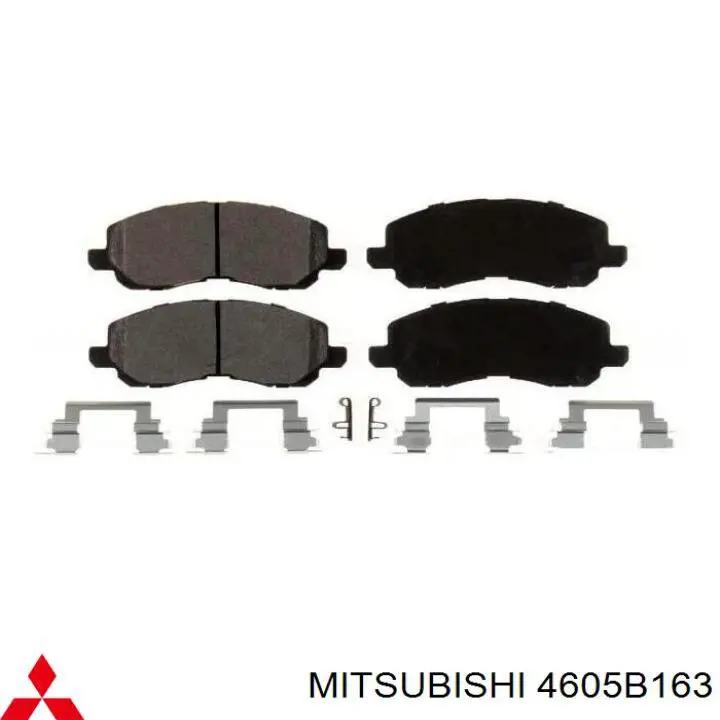 4605B163 Mitsubishi Передні гальмівні колодки
