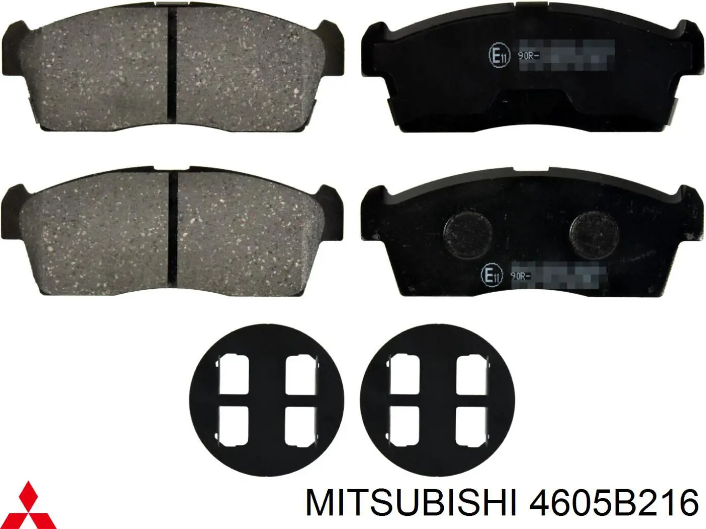 Колодки гальмівні передні, дискові 4605B216 Mitsubishi