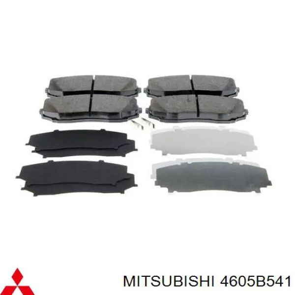 4605B541 Mitsubishi колодки гальмівні передні, дискові