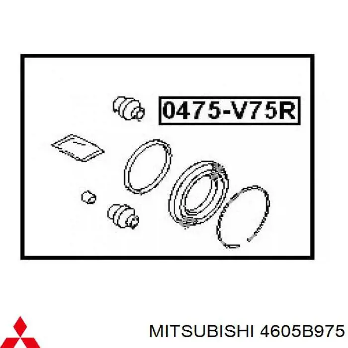 4605B975 Mitsubishi ремкомплект супорту гальмівного заднього
