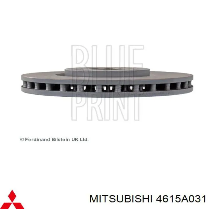 Гальмівні диски передні 4615A031 Mitsubishi