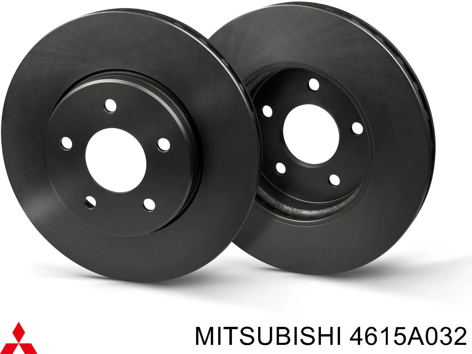 Гальмівні диски передні 4615A032 Mitsubishi