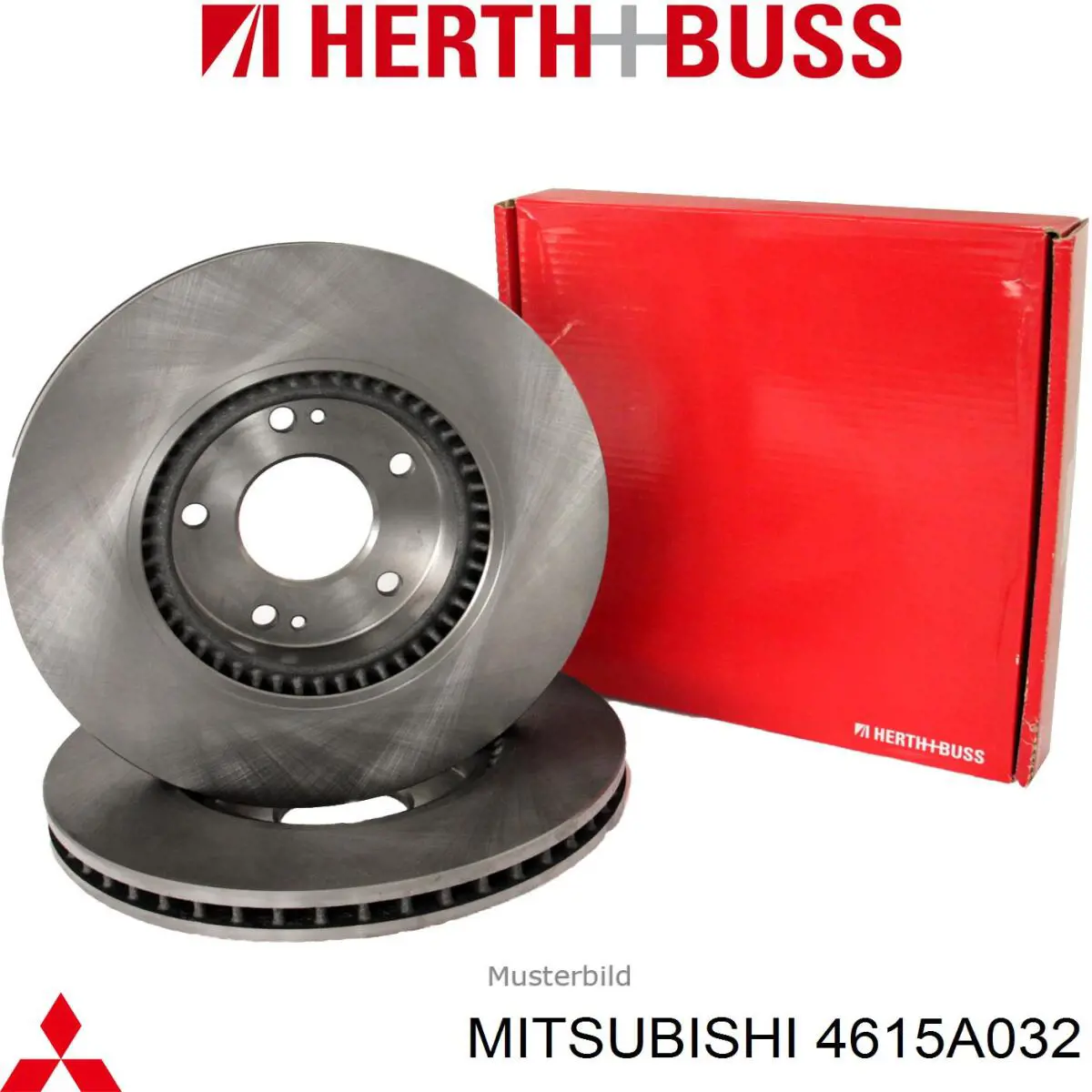 Диск гальмівний передній Mitsubishi 4615A032