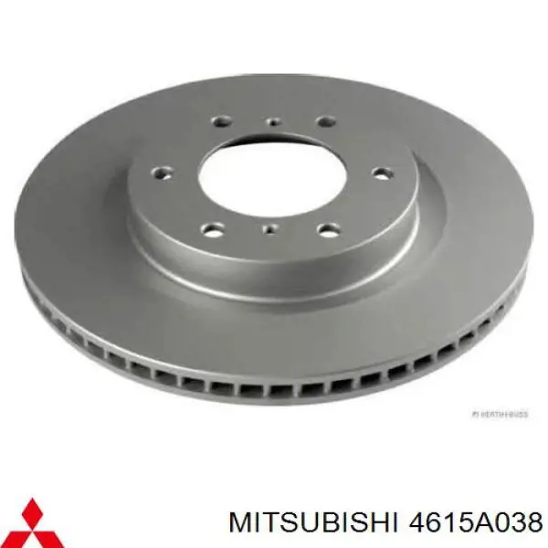 Гальмівні диски передні 4615A038 Mitsubishi